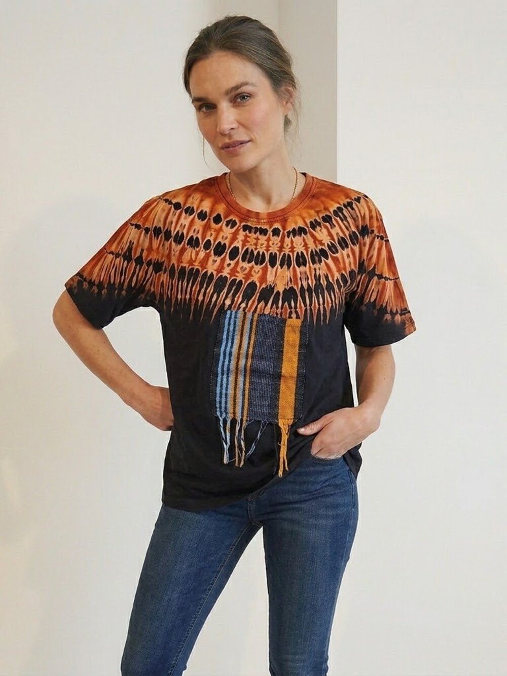 Tie-Dye Shirt with Pocket